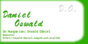 daniel oswald business card